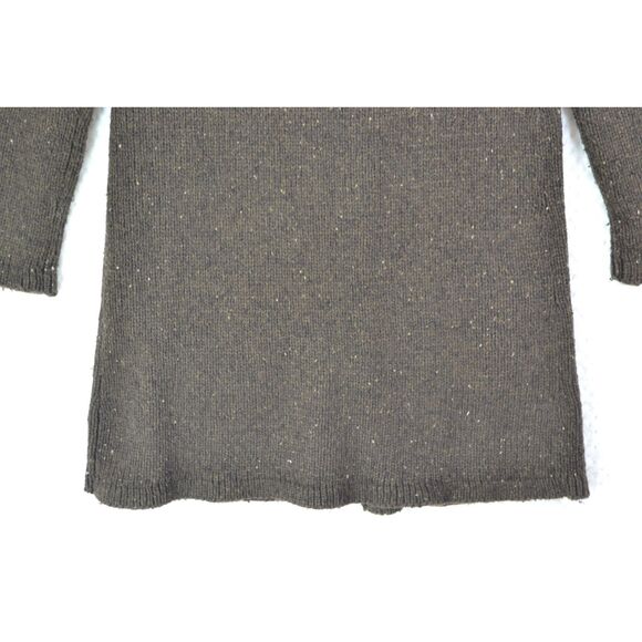 Max Studio MSSP Women's Medium Brown Lambswool Long Cardigan Sweater - Picture 13 of 13